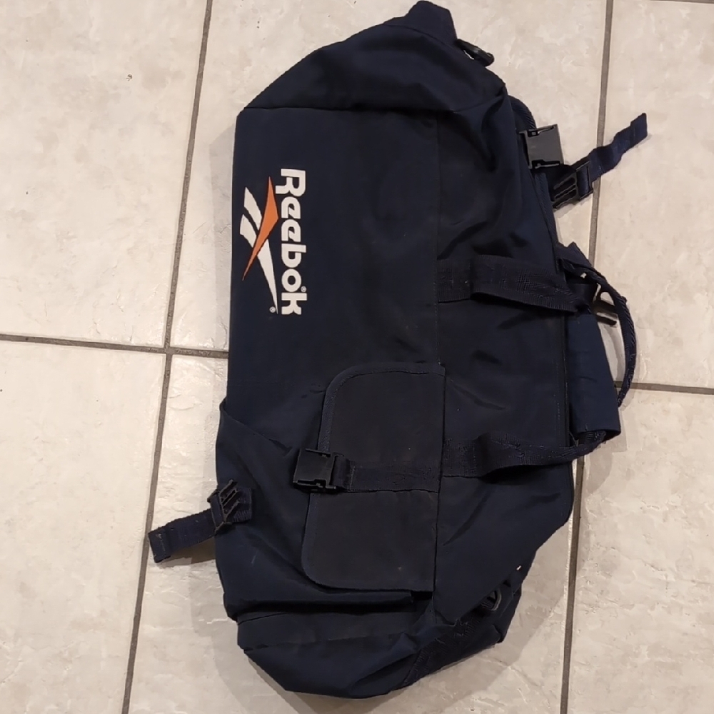 Reebok Dark Blue Duffel Bag for Men